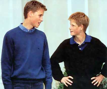 Prince Harry mit Prince William